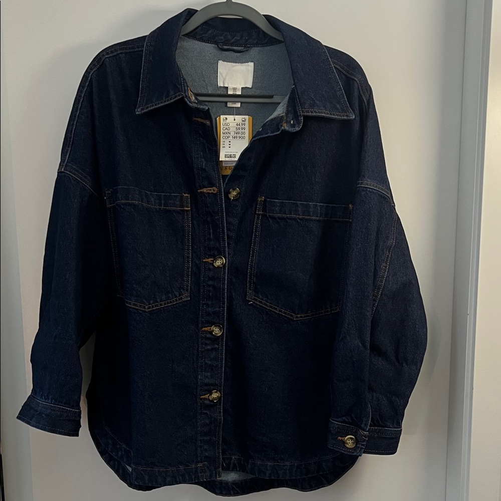 BNWT Dark Blue Denim Jacket